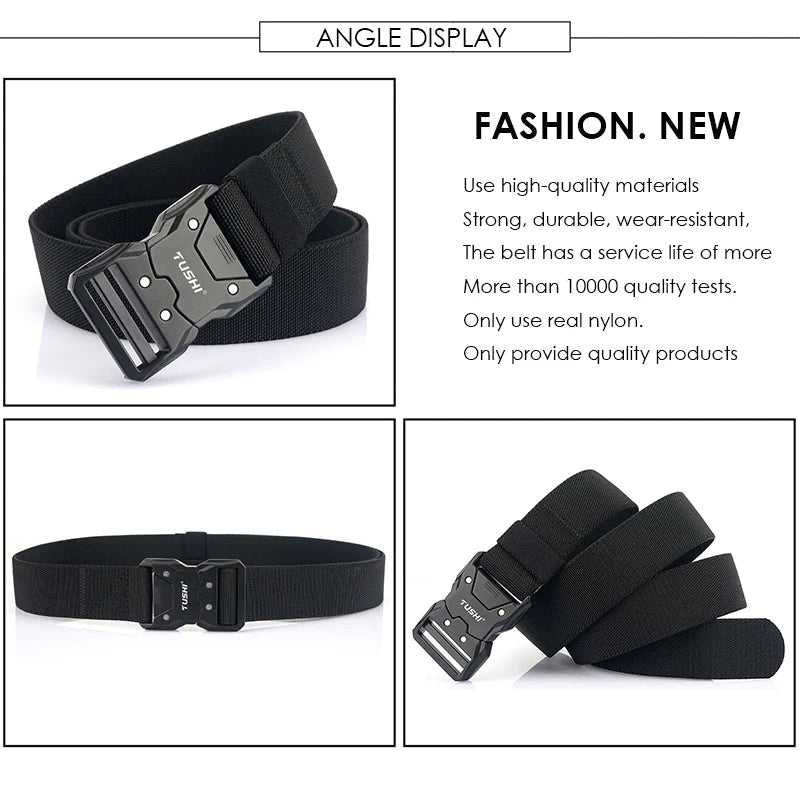 Ceinture tactique en nylon 1200D avec boucle à dégagement rapide "VATLTY - VT131" - Planète Rando