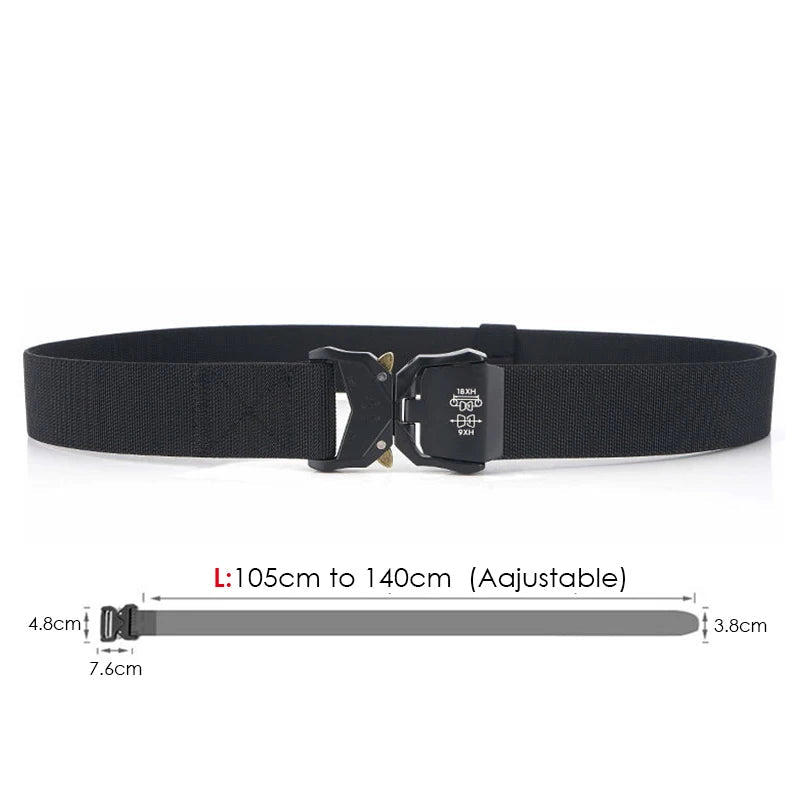 Ceinture tactique en nylon 1200D avec boucle à dégagement rapide "VATLTY - VT156" - Planète Rando