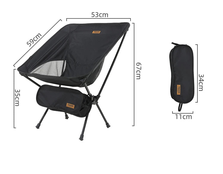Chaise de camping pliable 900g "TARKA - Outdoor Folding chair" - Planète Rando