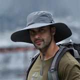 Chapeau bob d'été en maille respirante avec protection UV UPF 50+ "HUBTACTIAL - HU1402" - Planète Rando