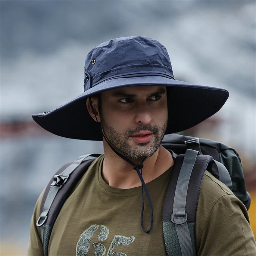 Chapeau bob d'été en maille respirante avec protection UV UPF 50+ "HUBTACTIAL - HU1402" - Planète Rando