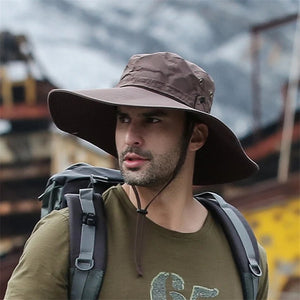 Chapeau bob d'été en maille respirante avec protection UV UPF 50+ "HUBTACTIAL - HU1402" - Planète Rando