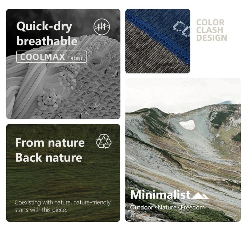 Chaussettes 3 saisons avec technologie Coolmax à séchage rapide et respirante "Naturehike - CYY2551FS011" - Planète Rando