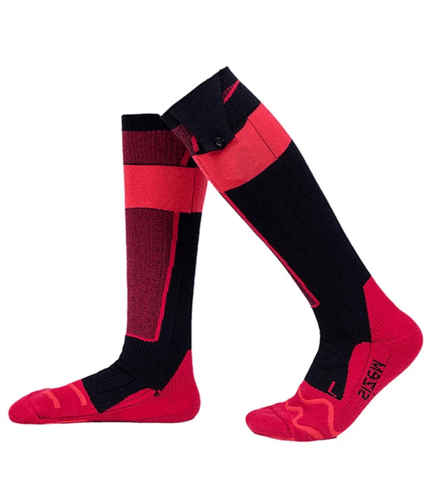 Chaussettes chauffantes rechargeables 6000 mAh pour les sports de plein air "LEOSOXS - Control Socks" - Planète Rando