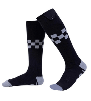 Chaussettes chauffantes rechargeables 6000 mAh pour les sports de plein air "LEOSOXS - Control Socks" - Planète Rando