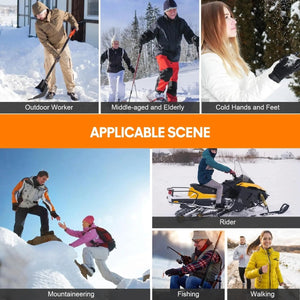 Chaussettes chauffantes rechargeables 6000 mAh pour les sports de plein air "LEOSOXS - Control Socks" - Planète Rando