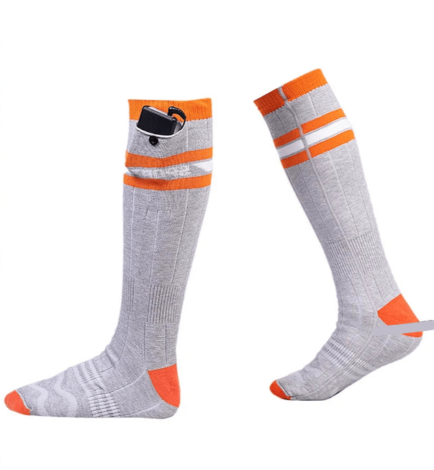Chaussettes chauffantes rechargeables 6000 mAh pour les sports de plein air "LEOSOXS - Control Socks" - Planète Rando