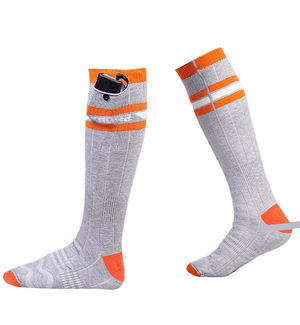Chaussettes chauffantes rechargeables 6000 mAh pour les sports de plein air "LEOSOXS - Control Socks" - Planète Rando