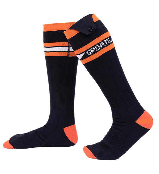 Chaussettes chauffantes rechargeables 6000 mAh pour les sports de plein air "LEOSOXS - Control Socks" - Planète Rando