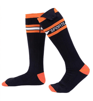 Chaussettes chauffantes rechargeables 6000 mAh pour les sports de plein air "LEOSOXS - Control Socks" - Planète Rando