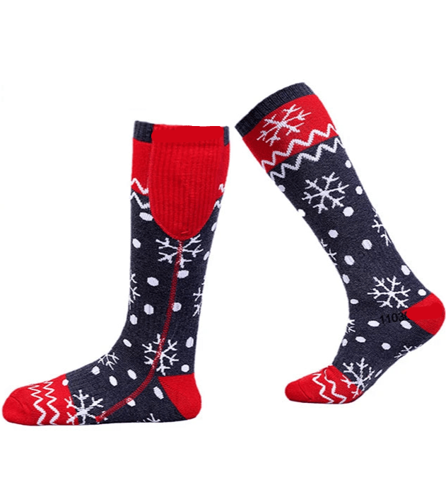 Chaussettes chauffantes rechargeables 6000 mAh pour les sports de plein air "LEOSOXS - Control Socks" - Planète Rando