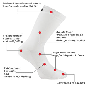 Chaussettes de cyclisme à séchage rapide pour homme "Daven Socks - YD - 345" - Planète Rando