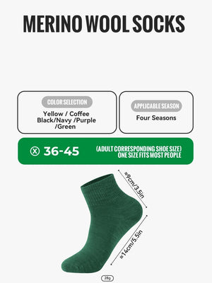 Chaussettes en laine mérinos confortables et anti - transpirantes unisexe "WRELS - Whool socks" - Planète Rando