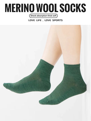 Chaussettes en laine mérinos confortables et anti - transpirantes unisexe "WRELS - Whool socks" - Planète Rando