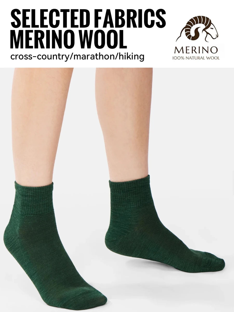 Chaussettes en laine mérinos confortables et anti - transpirantes unisexe "WRELS - Whool socks" - Planète Rando