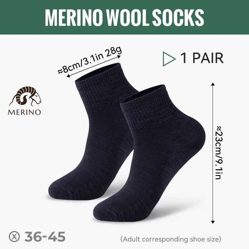 Chaussettes en laine mérinos confortables et anti - transpirantes unisexe "WRELS - Whool socks" - Planète Rando