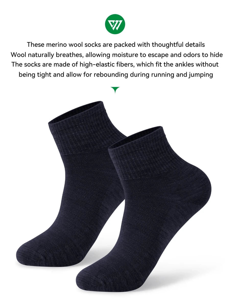 Chaussettes en laine mérinos confortables et anti - transpirantes unisexe "WRELS - Whool socks" - Planète Rando