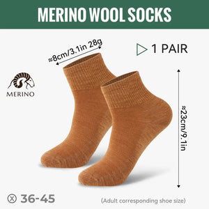 Chaussettes en laine mérinos confortables et anti - transpirantes unisexe "WRELS - Whool socks" - Planète Rando
