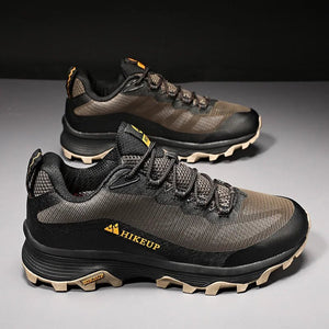 Chaussures de randonnée basses homme HIKEUP HK-15, grip HikGrip et protection splash-proof pour trail tous temps.
