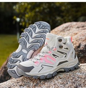 Chaussures de randonnée / bottes de montagne mi - haute pour femme "Abnkarwin - ABN265" - Planète Rando