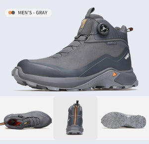 Les Humtto Chaussures de randonnée mid-top "HT-240775A" pour homme offrent une semelle antidérapante robuste, système de laçage BOA et la Technologie Event® Dynamic Waterproof. Idéales pour l'aventure outdoor, elles gardent vos pieds au sec.