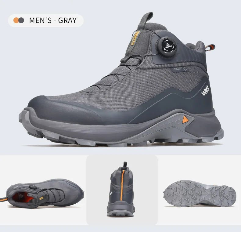 Les Humtto Chaussures de randonnée mid-top "HT-240775A" pour homme offrent une semelle antidérapante robuste, système de laçage BOA et la Technologie Event® Dynamic Waterproof. Idéales pour l'aventure outdoor, elles gardent vos pieds au sec.