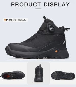Les Humtto Chaussures de randonnée mid-top "HT-240775A" pour homme offrent une semelle antidérapante robuste, système de laçage BOA et la Technologie Event® Dynamic Waterproof. Idéales pour l'aventure outdoor, elles gardent vos pieds au sec.