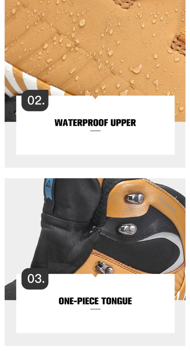 Chaussures de randonnée high - top / bottines d'expédition 100% imperméables pour homme "HUMTTO - HT - 240662A" - Planète Rando