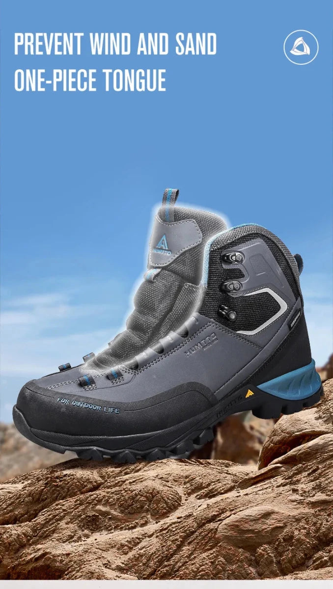 Chaussures de randonnée high - top / bottines d'expédition 100% imperméables pour homme "HUMTTO - HT - 240783A" - Planète Rando