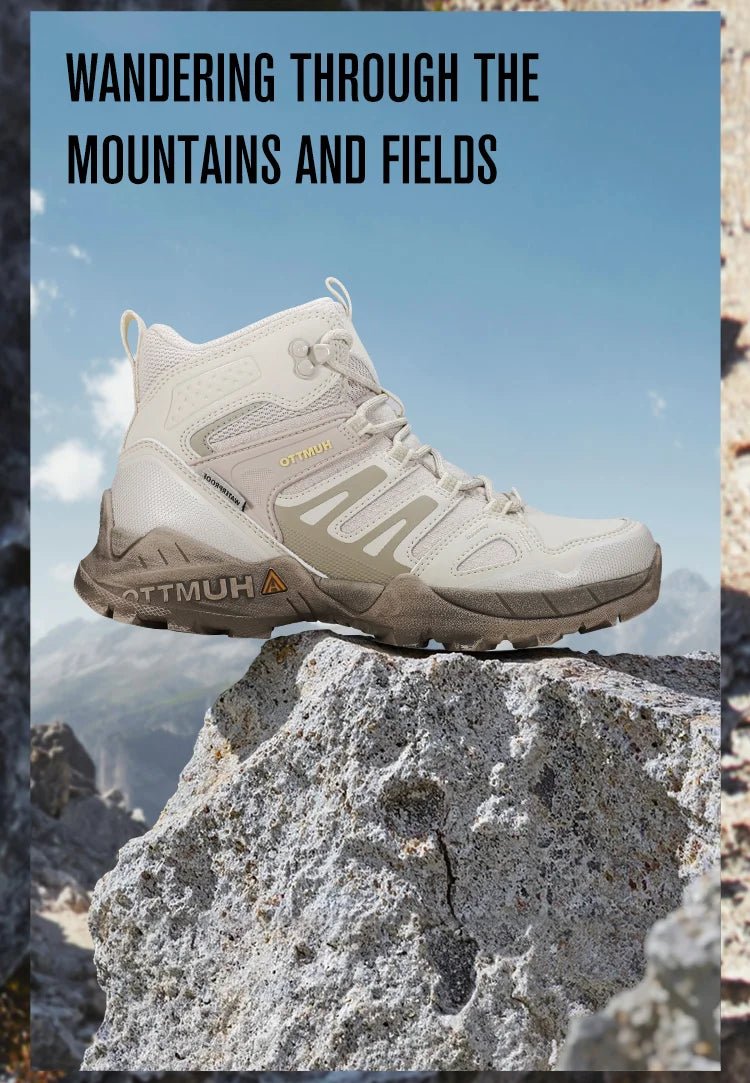 Chaussures de randonnée high - top / bottines d'expédition 100% imperméables pour homme "HUMTTO - HT - 260809A" - Planète Rando