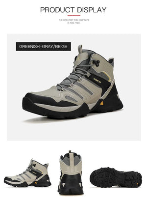 Chaussures de randonnée high - top / bottines d'expédition 100% imperméables pour homme "HUMTTO - HT - 260809A" - Planète Rando