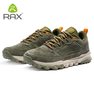 Chaussures de randonnée / marche basses en cuir avec traitement hydrofuge "Rax - RX - 40006" - Planète Rando