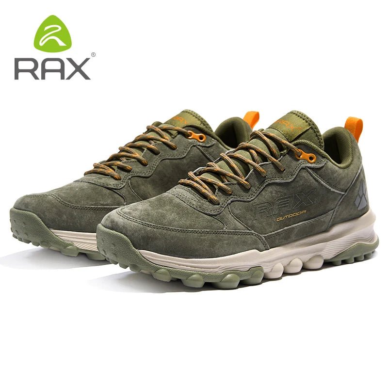 Chaussures de randonnée / marche basses en cuir avec traitement hydrofuge "Rax - RX - 40006" - Planète Rando