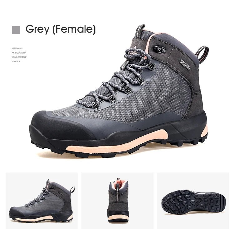 Chaussures de randonnée mid - top avec Splash - proof protection pour femme "HUMTTO - HT - 230078B" - Planète Rando