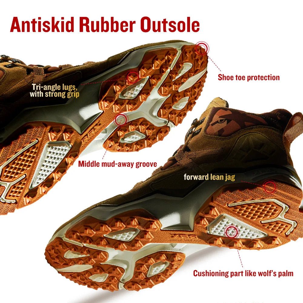 Chaussures de randonnée mid - top / bottes d'alpinisme avec membrane V - TEX 100% imperméable pour homme "Rax - RX - 73 - 5B429" - Planète Rando