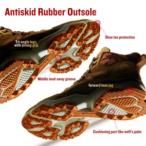 Chaussures de randonnée mid - top / bottes d'alpinisme avec membrane V - TEX 100% imperméable pour homme "Rax - RX - 73 - 5B429" - Planète Rando