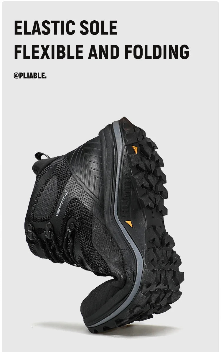 Chaussures de randonnée mid - top / bottines alpinisme avec technologie Static Waterproof pour homme "HUMTTO - HT - 250460A" - Planète Rando