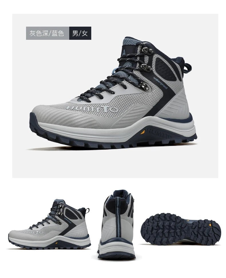 Chaussures de randonnée mid - top / bottines alpinisme avec technologie Static Waterproof pour homme "HUMTTO - HT - 250460A" - Planète Rando