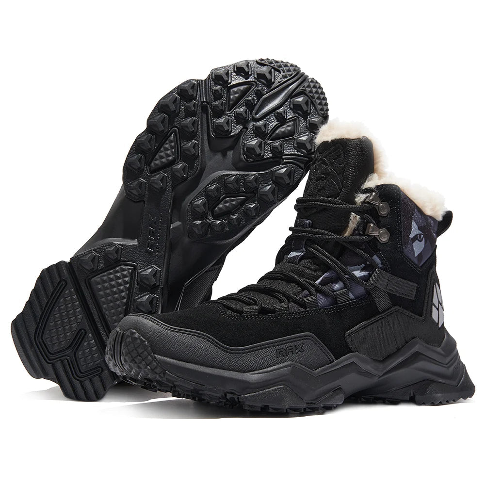 Chaussures de randonnée mid - top / bottines d'alpinisme avec doublure polaire pour homme "RAX - RX - 2415 - 020012 - 9" - Planète Rando