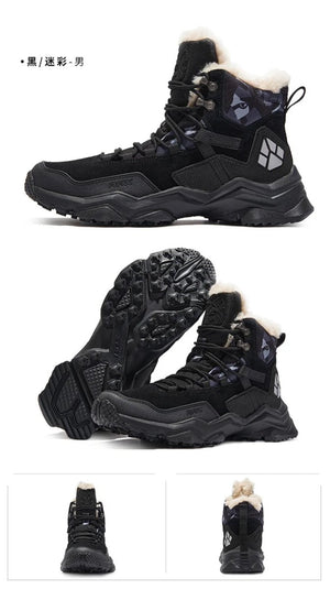 Chaussures de randonnée mid - top / bottines d'alpinisme avec doublure polaire pour homme "RAX - RX - 2415 - 020012 - 9" - Planète Rando