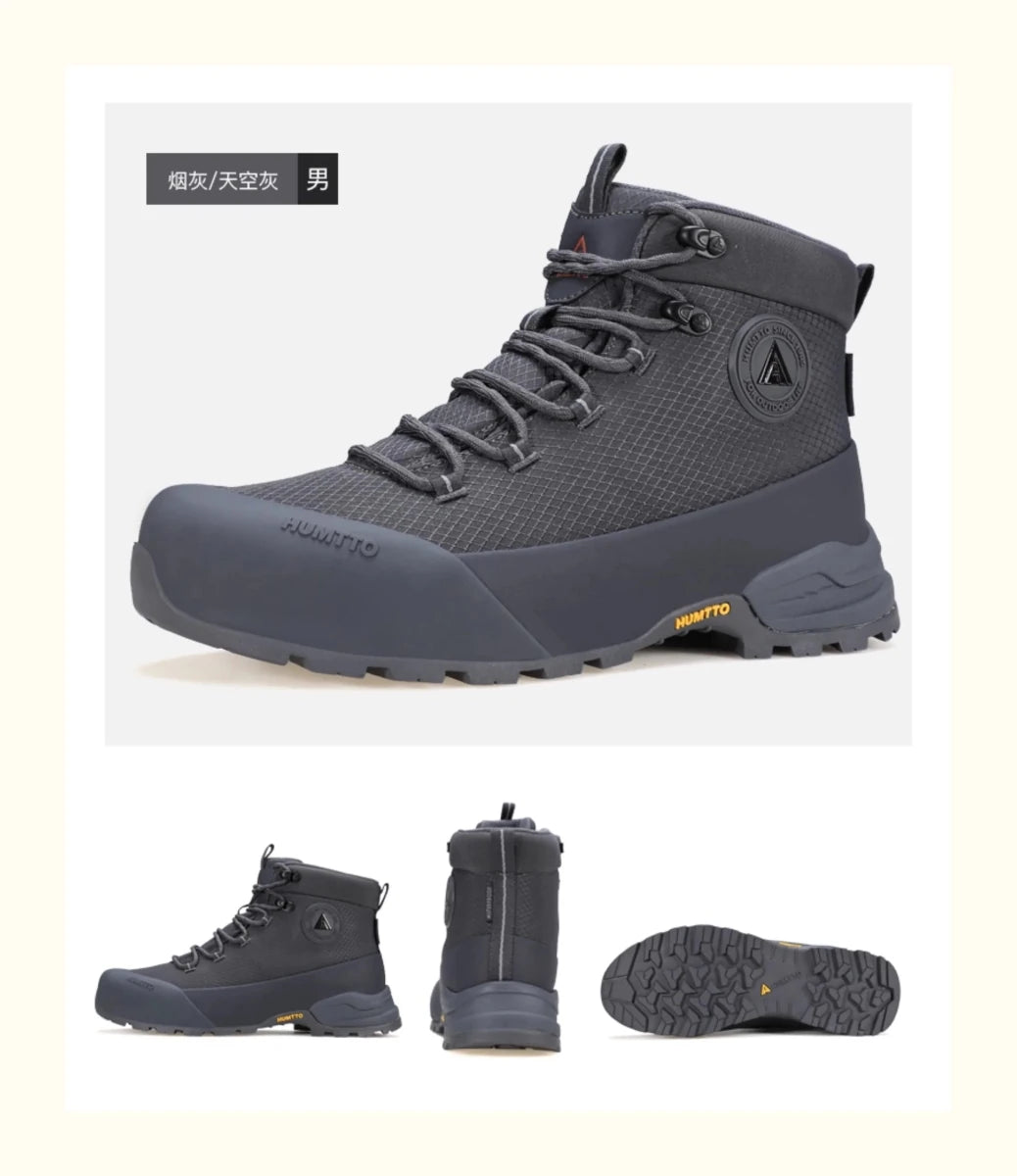 Chaussures de randonnée mid - top / bottines d'alpinisme avec technologie Static Waterproof pour homme "HUMTTO - HT - 260317A" - Planète Rando