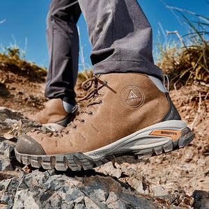 Chaussures de randonnée mid - top / bottines d'expédition 100% imperméables pour homme "HUMTTO - HT - 210371A" - Planète Rando