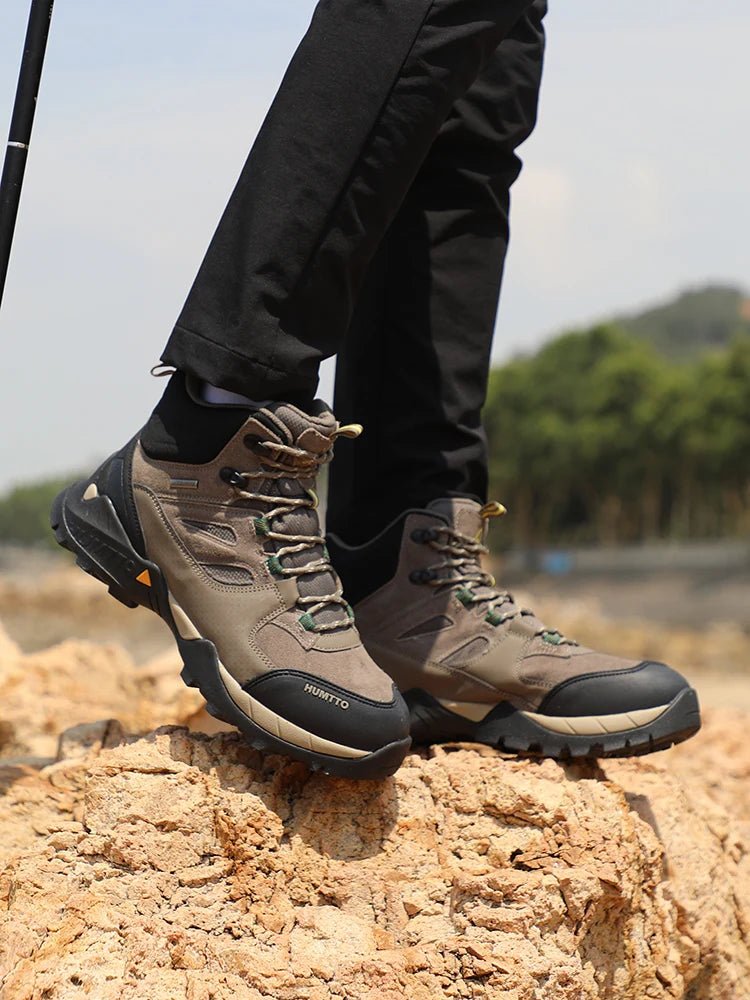 Chaussures de randonnée mid - top / bottines tactiques avec Splash - proof protection pour homme "HUMTTO - HT - 240760A" - Planète Rando