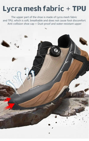 Chaussures de randonnée / trail avec splash proof protection et bouton rotatif "Outu - Enjoy Walking" - Planète Rando
