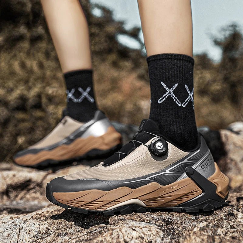 Chaussures de randonnée / trail avec splash proof protection et bouton rotatif "Outu - Enjoy Walking" - Planète Rando
