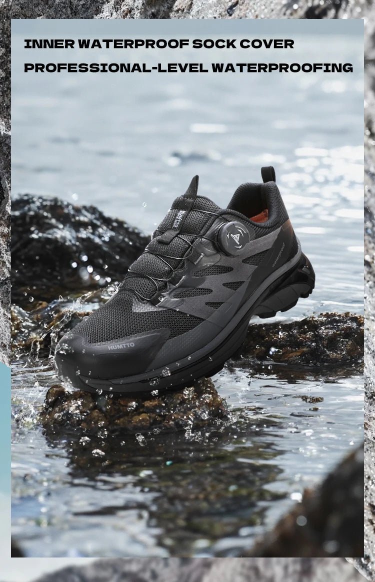 Chaussures de randonnée / trail basses avec Technologie Dynamic Waterproof pour homme "HUMTTO - HT - 860092A" - Planète Rando
