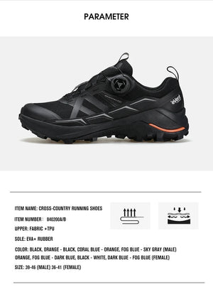 Chaussures de running / trail basses avec Technologie Event® Dynamic Waterproof pour homme "HUMTTO - HT - 840200A" - Planète Rando