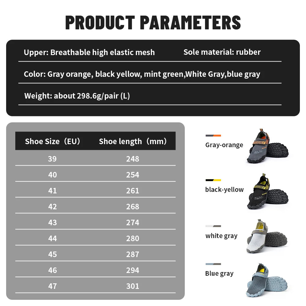 Chaussures d'eau, marche minimalistes respirantes et antidérapantes "Naturehike - Wading Shoes" - Planète Rando