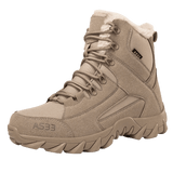 Chaussures high - top / bottines d'hiver imperméables avec doublure polaire pour homme "MX Outdoor - AS33" - Planète Rando