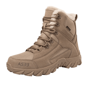 Chaussures high - top / bottines d'hiver imperméables avec doublure polaire pour homme "MX Outdoor - AS33" - Planète Rando